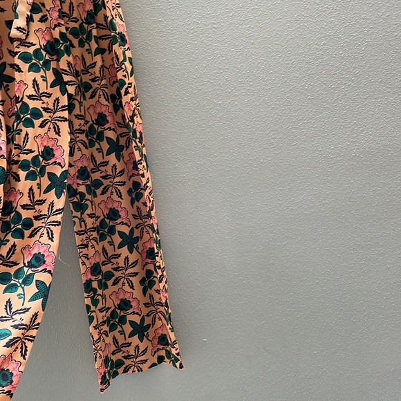 Scotch and Soda floral paper bag wide leg trousers NWT sz small - Picture 2 of 5